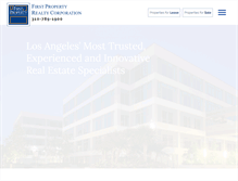 Tablet Screenshot of firstproperty.com